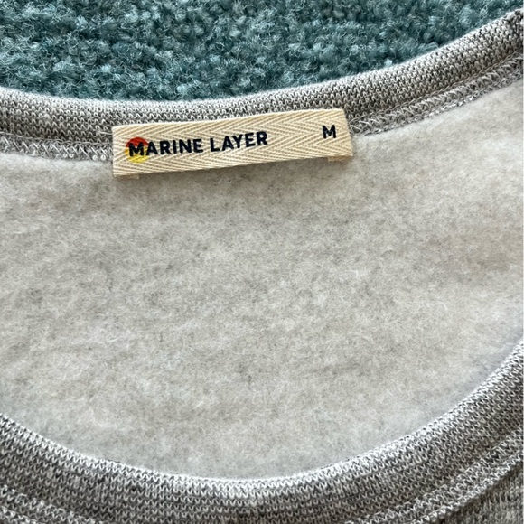 Marine layer crew neck sweatshirt Med - Picture 3 of 4